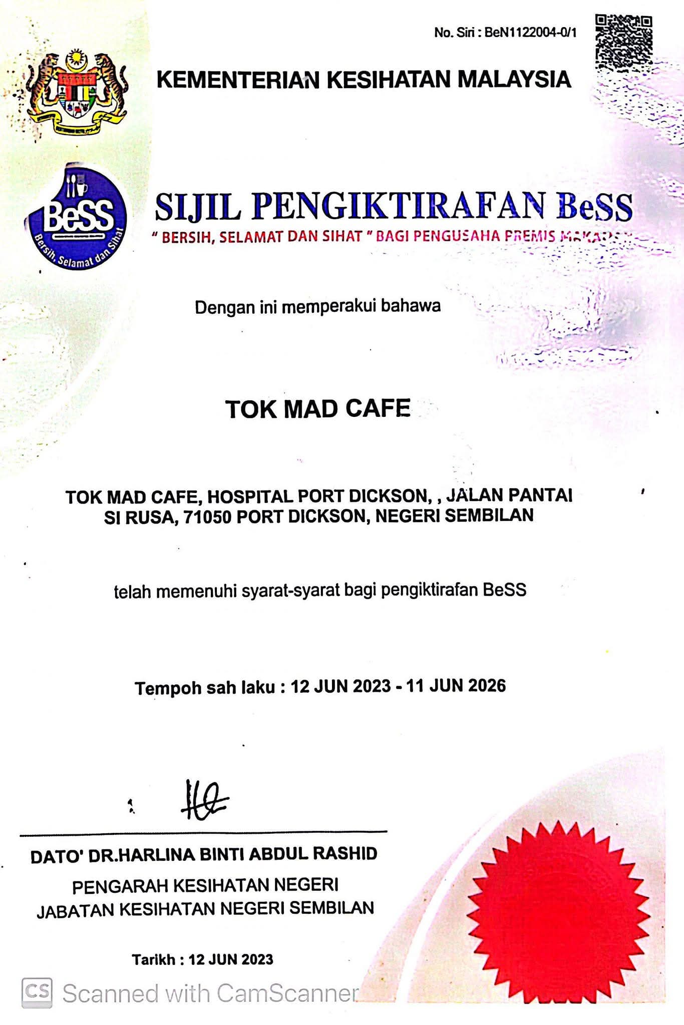Sijil BeSS