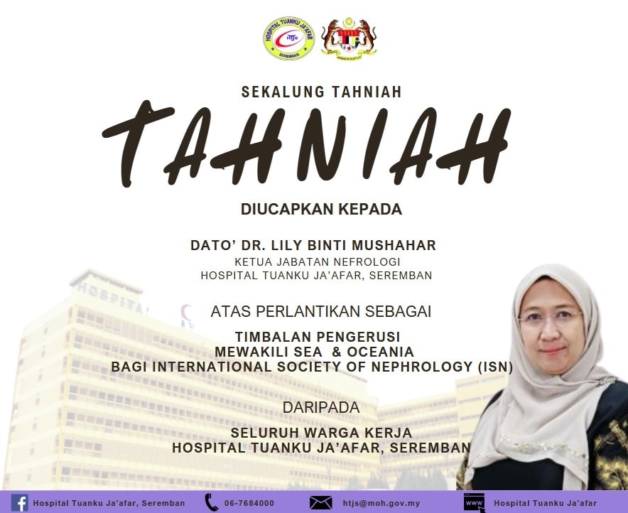 Tahniah Dato' Dr. Lily