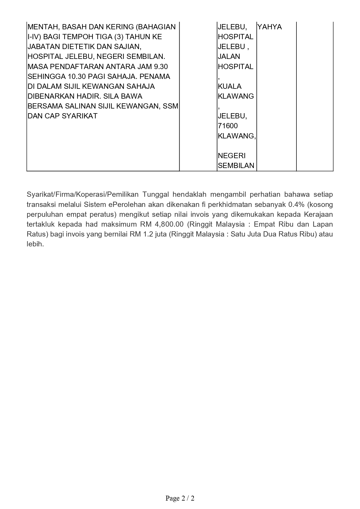 Kenyataan Tawaran bahan mentah H Jelebu page 0002