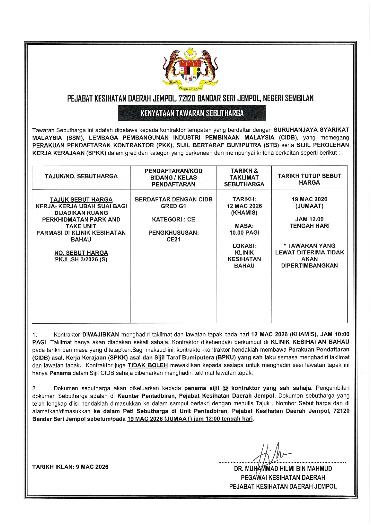 IKLAN FARMASI KK BAHAU page 0001