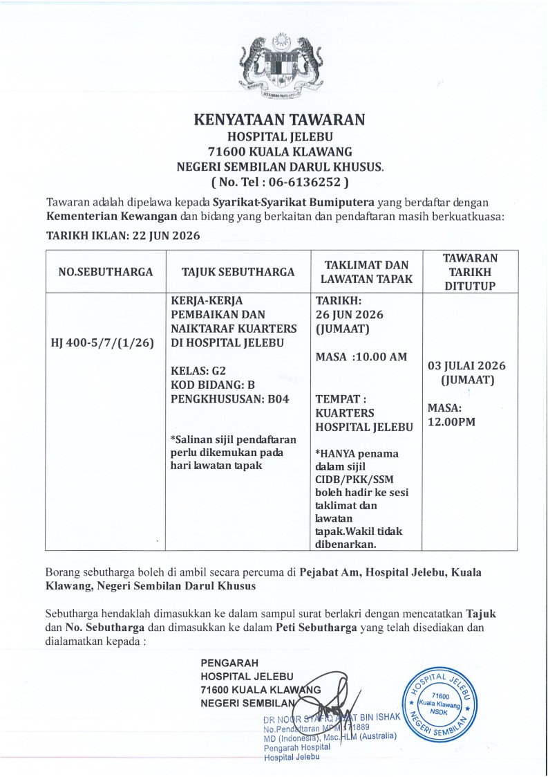 IKLAN NAIKTARAF KUARTERS 1